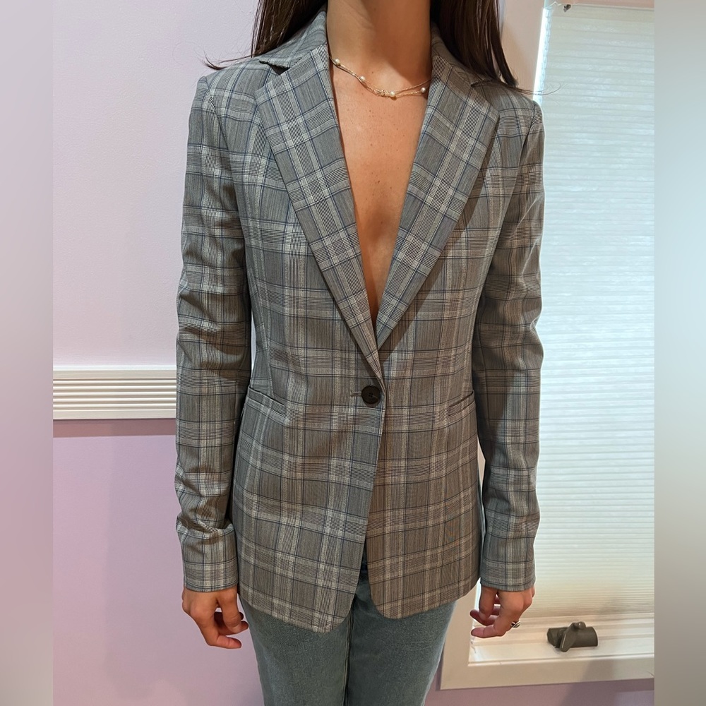 Theory plaid blazer - NWT
